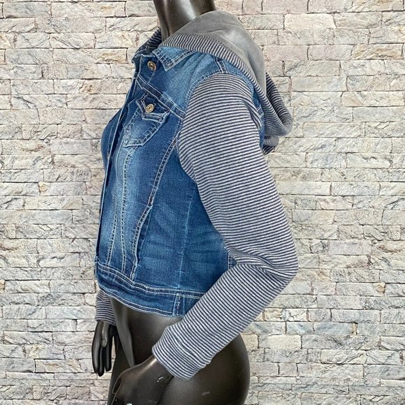 WallFlower Denim Hoodie - Picture 3 of 6